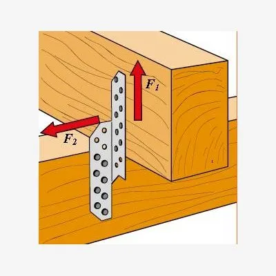 HECO MULTI-MONTI-plus F-Schraube - Senkkopf - D6 x L80 - Réf. 48501