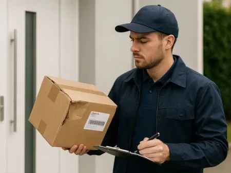 Beschädigtes oder unvollständiges Paket