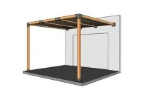 Vorschaubild des Artikels : Pergola mit 90-mm-Konstruktion
