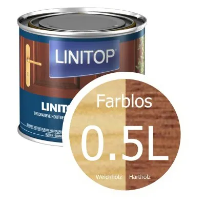 LINITOP CLASSIC : Dekorative Schutzlasur mit hohem Trockensubstanzgehalt. - Réf. L201