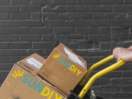 Die Lieferung der SUNDIY-Produkte