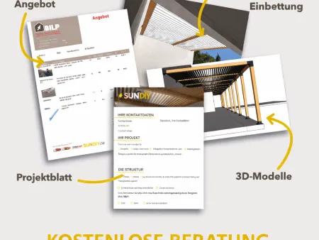 Fordern Sie Ihre vollständige und KOSTENLOSE Projektstudie an