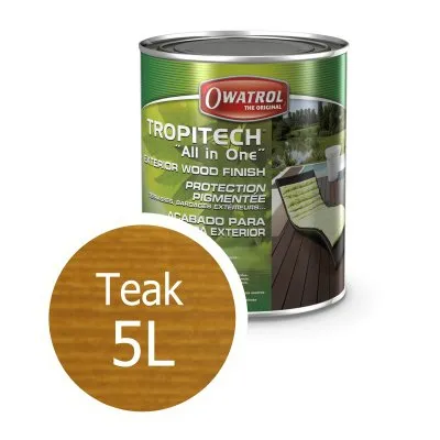 TROPITECH "All in One" - Langlebiger, getönter Schutz für Terrassen und Verkleidungen. Wässrige Phase - Réf. 428