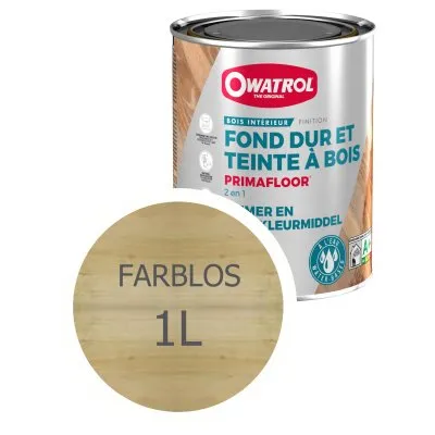 PRIMAFLOOR "2 in 1" : Hartgrundierung + Holzbeize in Wasserphase - Réf. 109