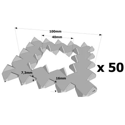 Die Einpressdübel Bulldogs - Réf. C5-100G-B_50