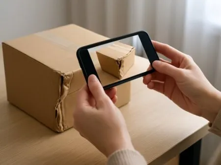 Beschädigtes oder unvollständiges Paket