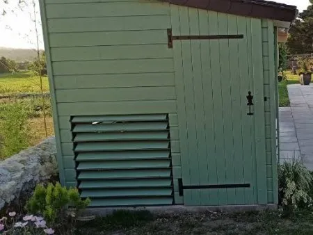 Luc hat seine Wärmepumpe clever versteckt