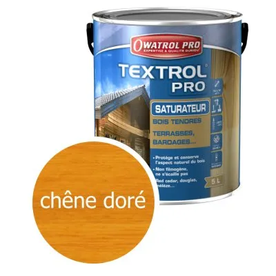 TEXTROL PRO - Spezieller Außen-Weichholz-Sättiger - Goldene Eiche - Réf. 1134