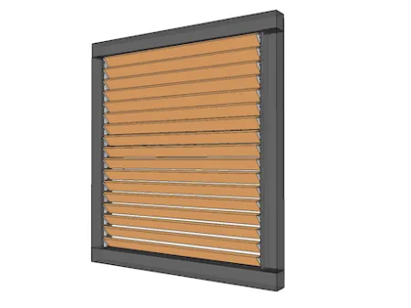 Angebot für System mit verstellbaren Lamellen ohne Unterkonstruktion