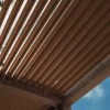 XL-Aluminiumlamelle 29 mm, Länge 2 m, RAL 8011, strukturierte Oberfläche in Marsoxid-Optik