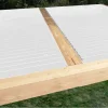 XL-Aluminiumblatt 27 mm, Länge 2 m50, RAL7016 strukturiertes Anthrazitgrau