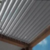 XL-Aluminiumblatt 27 mm, Länge 2 m50, RAL7016 strukturiertes Anthrazitgrau