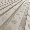 XL-Aluminiumlamelle 29 mm, Länge 2m35, RAL 7006 strukturiertes Beigegrau
