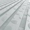 XL-Aluminiumblatt 27 mm, Länge 2 m50, RAL7016 strukturiertes Anthrazitgrau