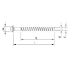 HECO MULTI-MONTI-PLUS SS-Schraube mit HP-Basis - Réf. 48447