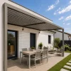 XL-Aluminiumblatt 27 mm, Länge 3 m, RAL7006 strukturiert BEIGE GRAU